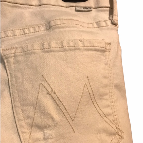 Mother The Looker bump in the night sz 27 cream color - Picture 6 of 15